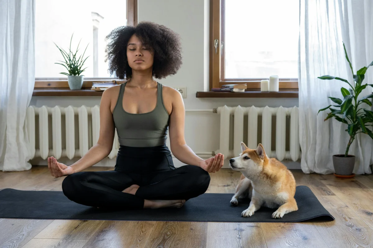 Yoga Poses with Dog